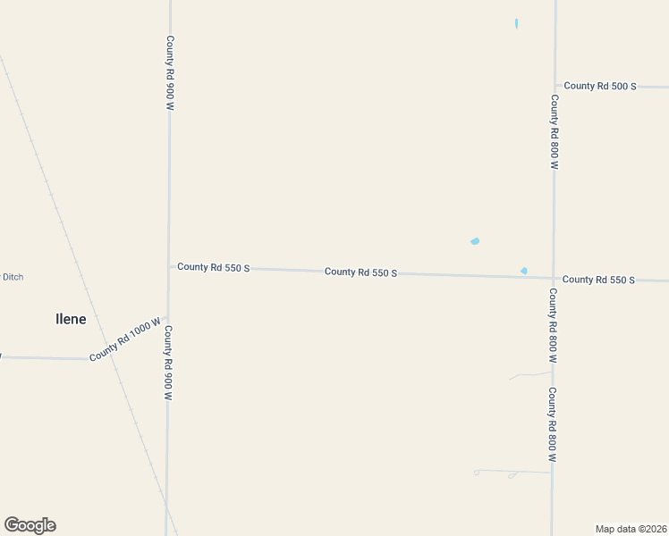 map of restaurants, bars, coffee shops, grocery stores, and more near 8616 County Road 550 South in Lyons