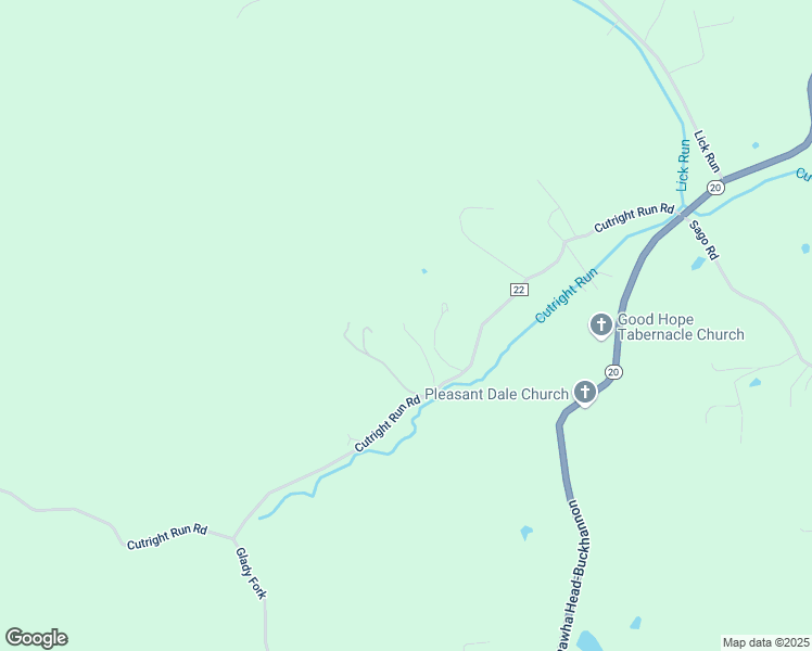 map of restaurants, bars, coffee shops, grocery stores, and more near 142 Tesslynn Drive in Buckhannon