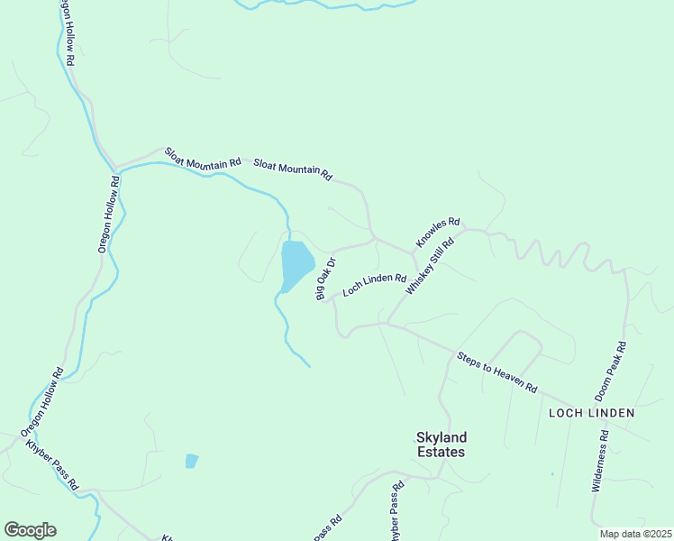 map of restaurants, bars, coffee shops, grocery stores, and more near 126 Big Oak Drive in Linden