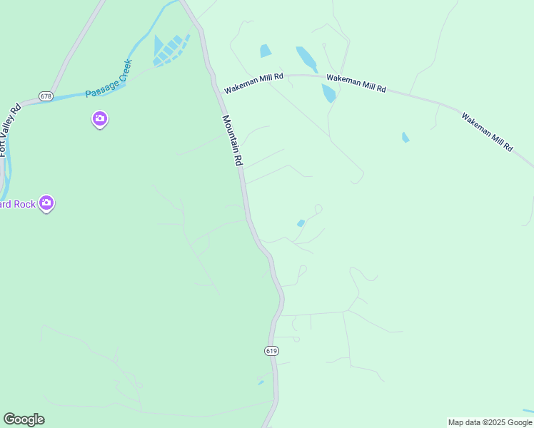 map of restaurants, bars, coffee shops, grocery stores, and more near 3352 Mountain Road in Front Royal