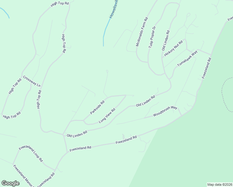 map of restaurants, bars, coffee shops, grocery stores, and more near 397 Parkside Road in Linden