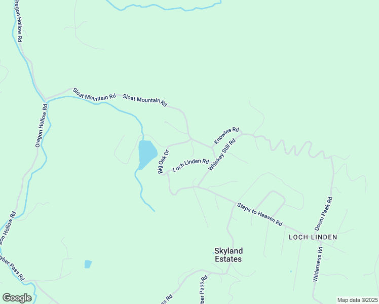 map of restaurants, bars, coffee shops, grocery stores, and more near 806 Sloat Mountain Road in Skyland Estates