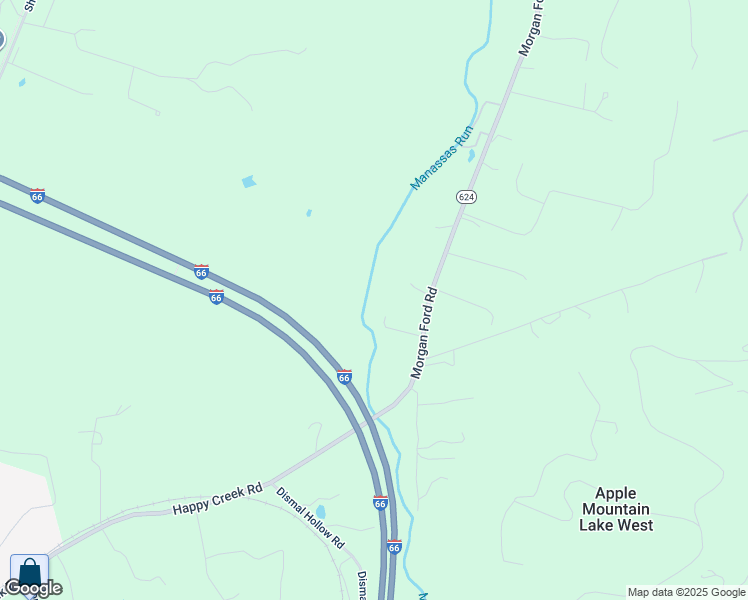 map of restaurants, bars, coffee shops, grocery stores, and more near 215 Morgan Ford Road in Front Royal