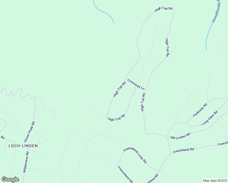 map of restaurants, bars, coffee shops, grocery stores, and more near 2196 High Top Road in Linden