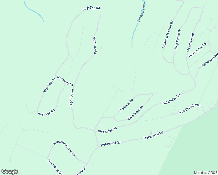 map of restaurants, bars, coffee shops, grocery stores, and more near 119 Tee Court in Linden
