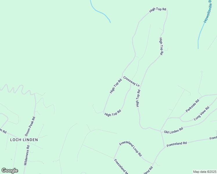 map of restaurants, bars, coffee shops, grocery stores, and more near 2196 High Top Road in Linden