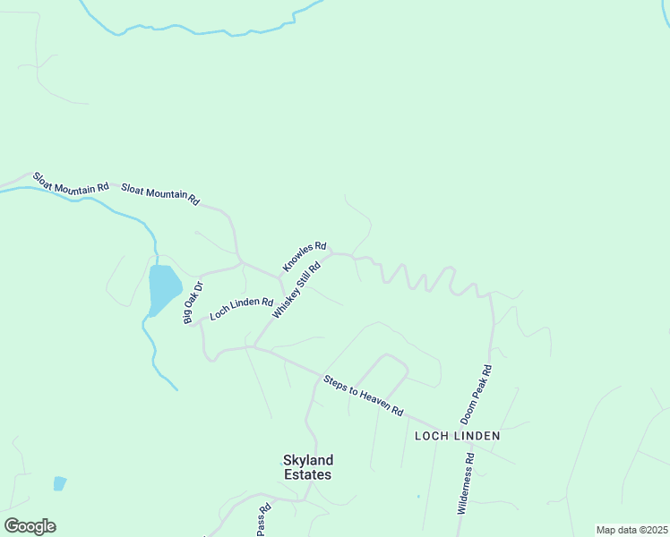 map of restaurants, bars, coffee shops, grocery stores, and more near 306 Whiskey Still Road in Linden