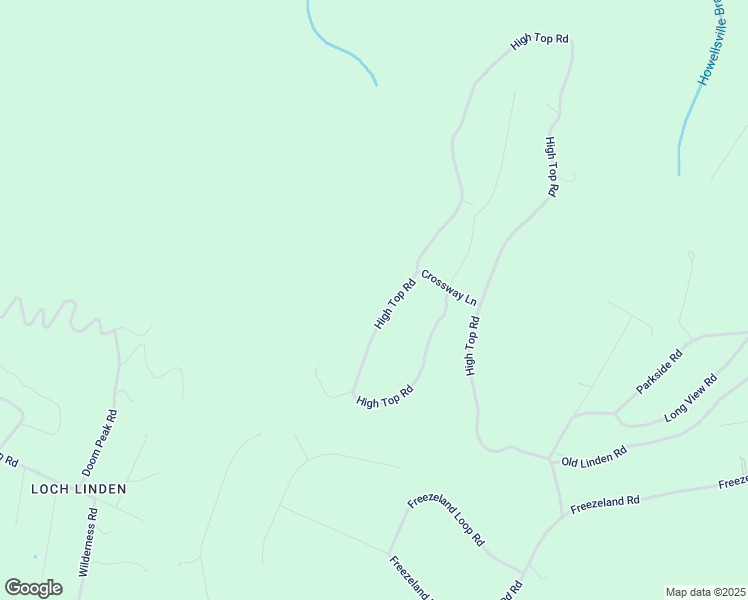 map of restaurants, bars, coffee shops, grocery stores, and more near 2168 High Top Road in Linden