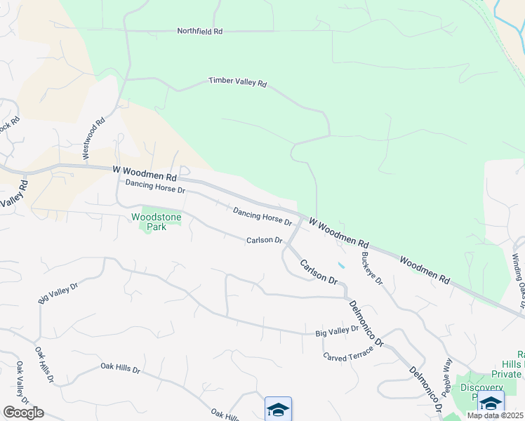 map of restaurants, bars, coffee shops, grocery stores, and more near 933 Dancing Horse Drive in Colorado Springs