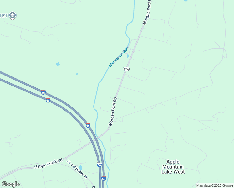 map of restaurants, bars, coffee shops, grocery stores, and more near 238 Morgan Ford Road in Front Royal