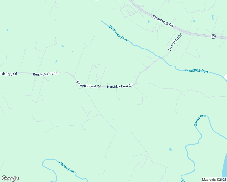 map of restaurants, bars, coffee shops, grocery stores, and more near 1278 Kendrick Ford Road in Front Royal