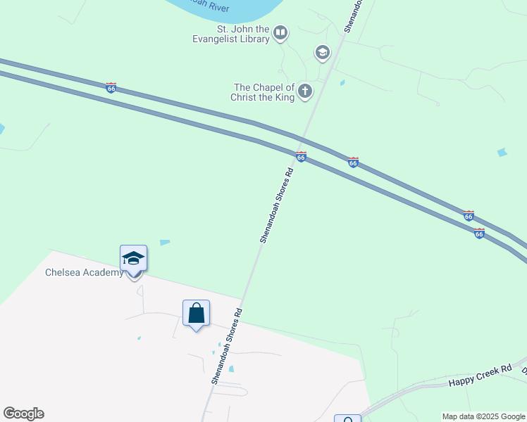 map of restaurants, bars, coffee shops, grocery stores, and more near 1467 Shenandoah Shores Road in Front Royal