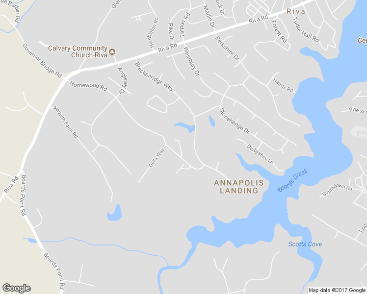 map of restaurants, bars, coffee shops, grocery stores, and more near 3237 Escapade Circle in Riva