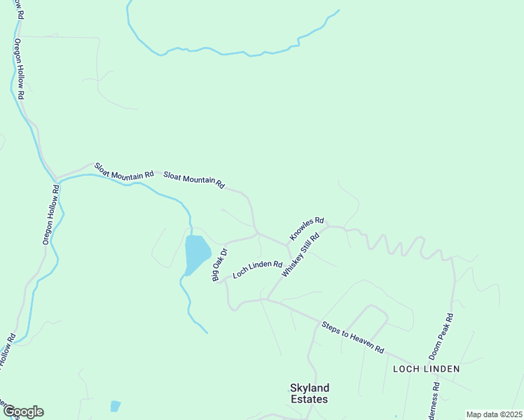 map of restaurants, bars, coffee shops, grocery stores, and more near 755 Sloat Mountain Road in Linden