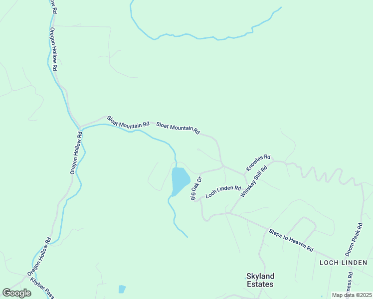 map of restaurants, bars, coffee shops, grocery stores, and more near 111 Harrison Lane in Skyland Estates