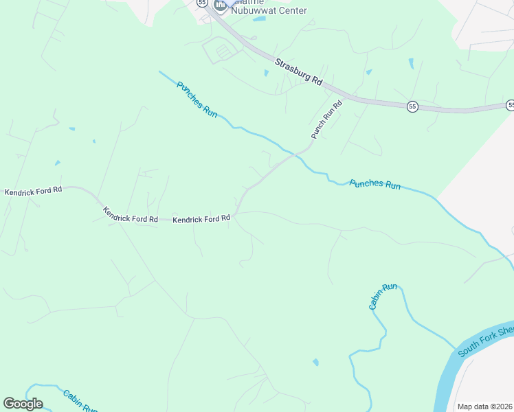 map of restaurants, bars, coffee shops, grocery stores, and more near 1448 Kendrick Ford Road in Front Royal