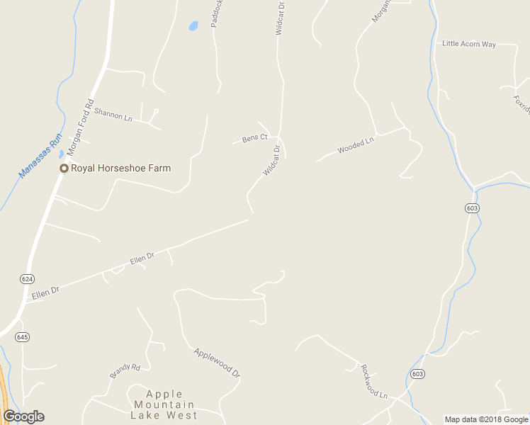 map of restaurants, bars, coffee shops, grocery stores, and more near 100 Wildcat Drive in Front Royal