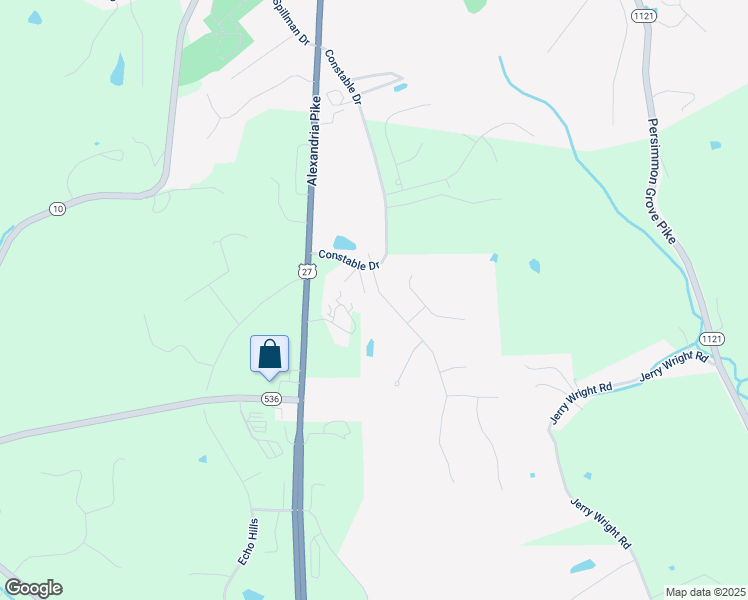 map of restaurants, bars, coffee shops, grocery stores, and more near 1079 Perkins Drive in Alexandria