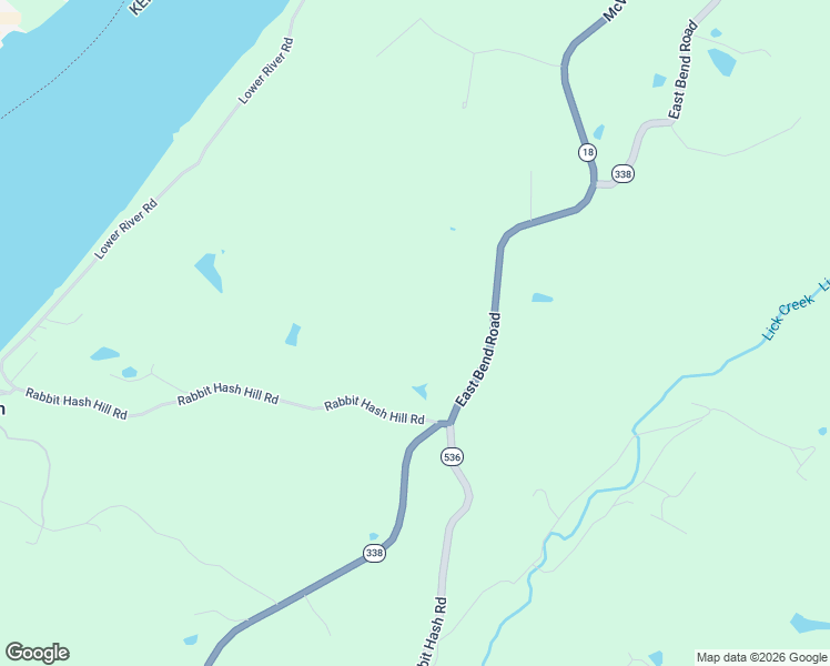 map of restaurants, bars, coffee shops, grocery stores, and more near 9917 East Bend Road in Burlington