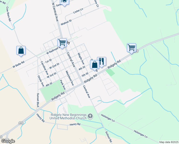 480 Maple Avenue, Ridgely MD Walk Score