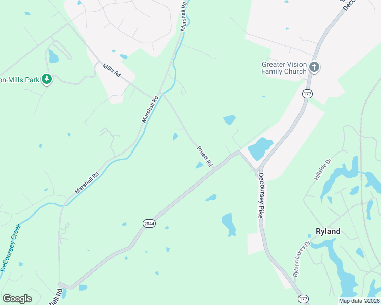 map of restaurants, bars, coffee shops, grocery stores, and more near 3833 Pruett Rd in Covington