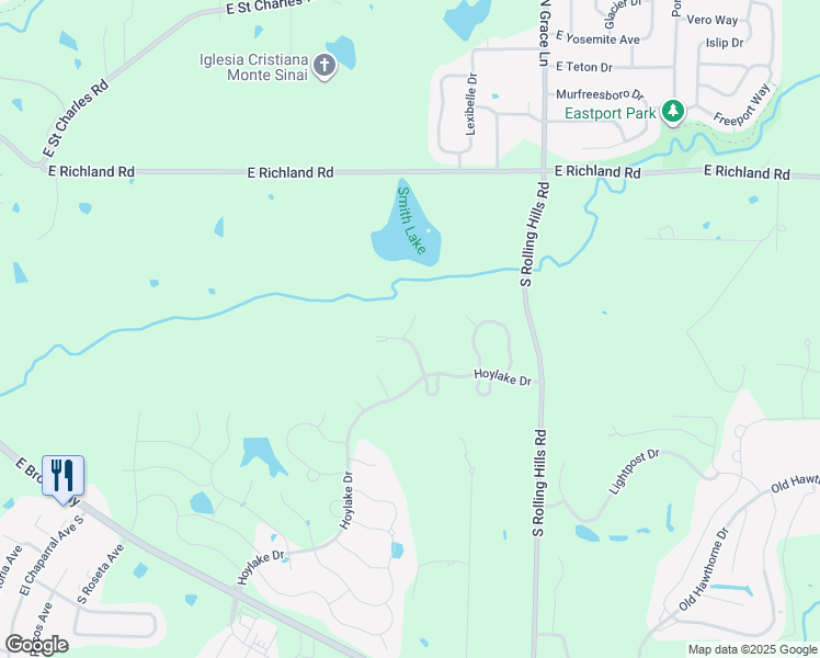 map of restaurants, bars, coffee shops, grocery stores, and more near Kapalua Court in Columbia