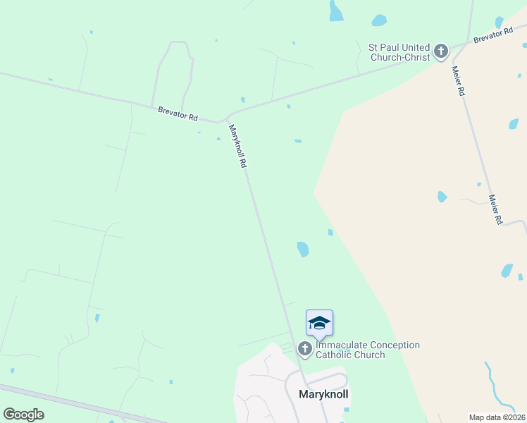 map of restaurants, bars, coffee shops, grocery stores, and more near 274 Maryknoll Road in Old Monroe