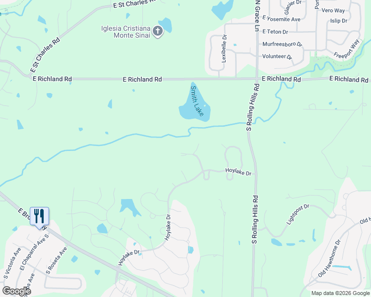 map of restaurants, bars, coffee shops, grocery stores, and more near Kapalua Court in Columbia