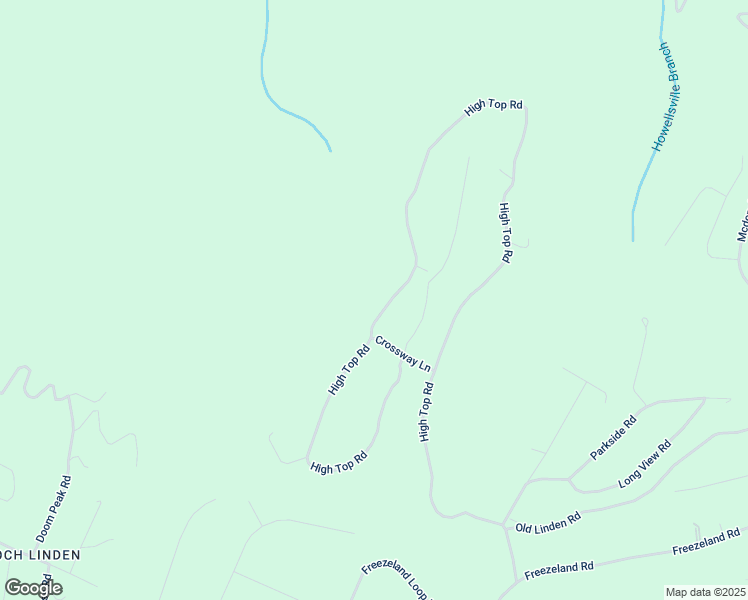 map of restaurants, bars, coffee shops, grocery stores, and more near 1982 High Top Road in Linden
