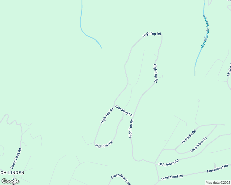 map of restaurants, bars, coffee shops, grocery stores, and more near 1982 High Top Road in Linden