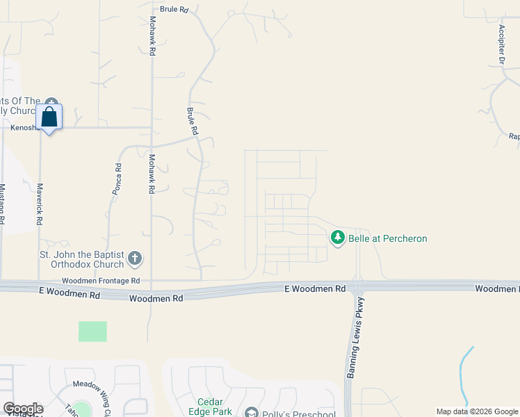 map of restaurants, bars, coffee shops, grocery stores, and more near 7813 Mill Run Place in Colorado Springs