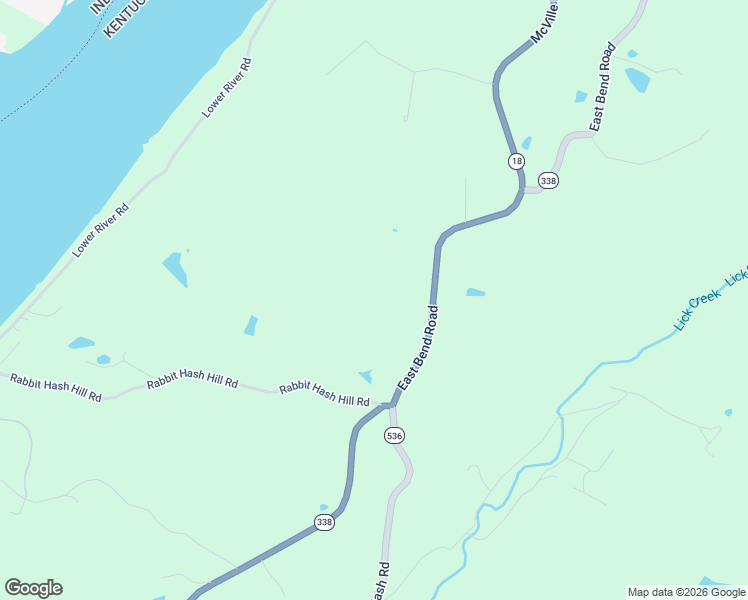 map of restaurants, bars, coffee shops, grocery stores, and more near 9923 East Bend Road in Burlington