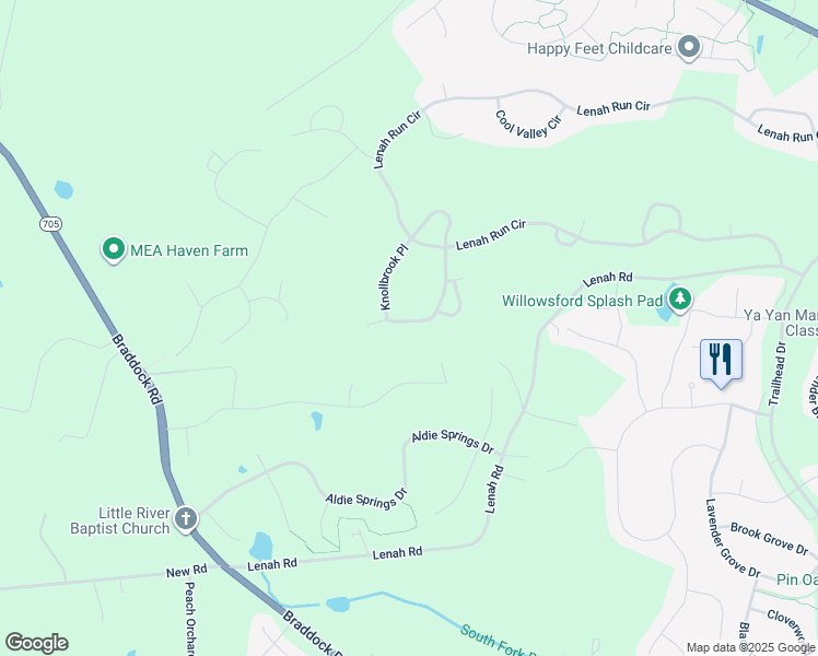 map of restaurants, bars, coffee shops, grocery stores, and more near 40605 Harvest Field Lane in Aldie