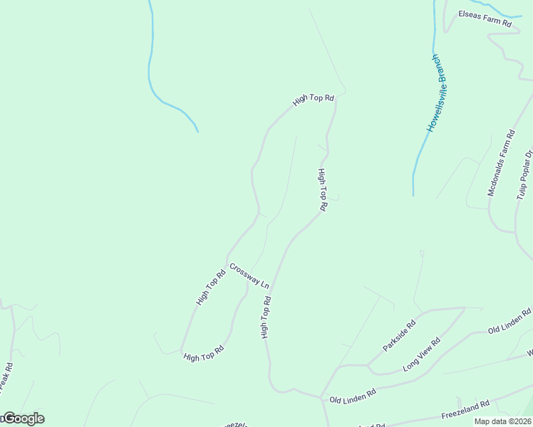 map of restaurants, bars, coffee shops, grocery stores, and more near 1841 High Top Road in Linden