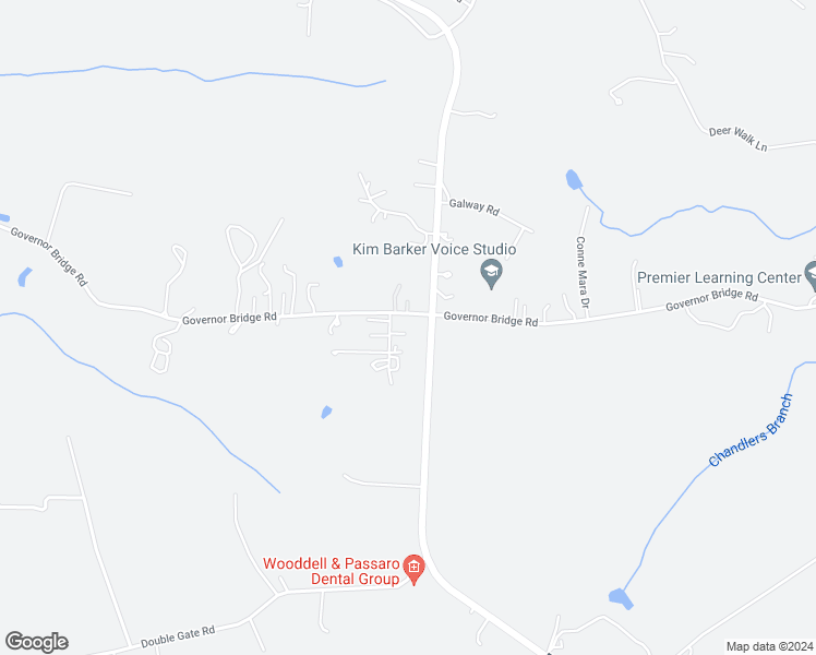 map of restaurants, bars, coffee shops, grocery stores, and more near 2901 George Howard Way in Davidsonville