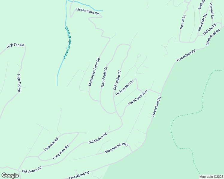 map of restaurants, bars, coffee shops, grocery stores, and more near 1187 Old Linden Road in Linden
