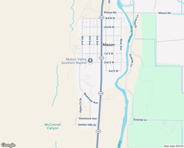 map of restaurants, bars, coffee shops, grocery stores, and more near 12 Mobil Drive in Yerington