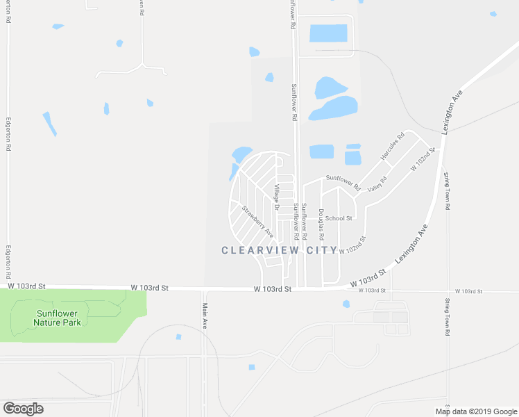 map of restaurants, bars, coffee shops, grocery stores, and more near 36000 West 103rd Street in De Soto