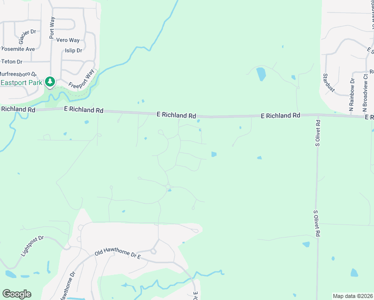 map of restaurants, bars, coffee shops, grocery stores, and more near 6450 East Richland Road in Columbia