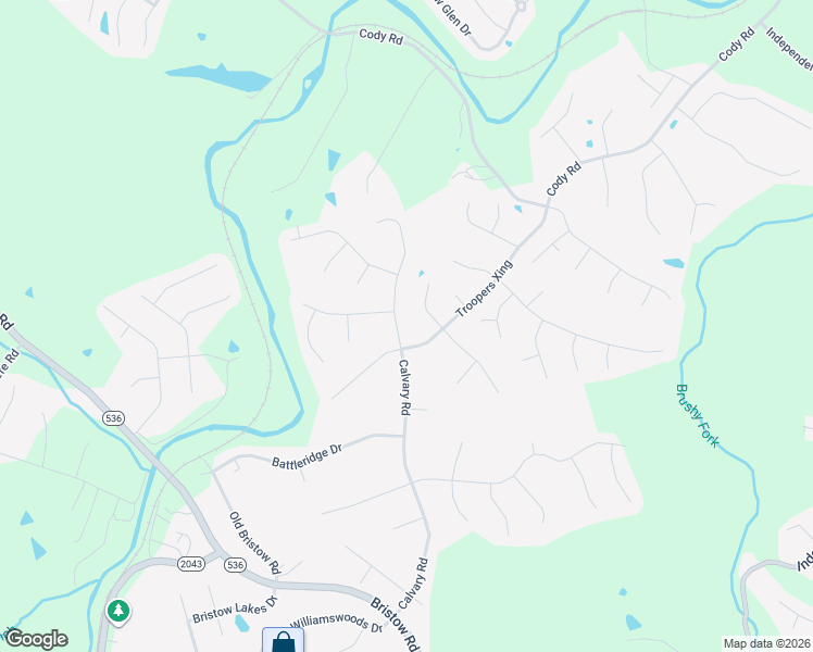 map of restaurants, bars, coffee shops, grocery stores, and more near 10319 Calvary Rd in Independence