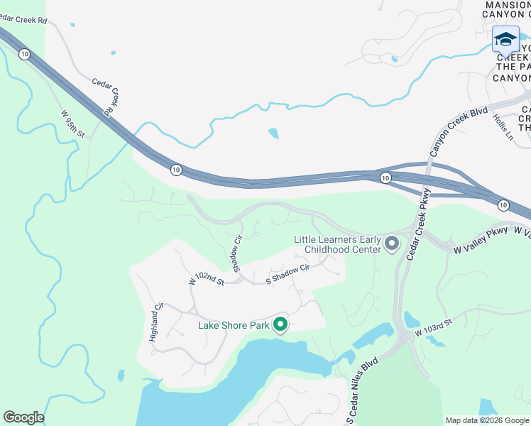 map of restaurants, bars, coffee shops, grocery stores, and more near 26726 West Shadow Circle in Olathe