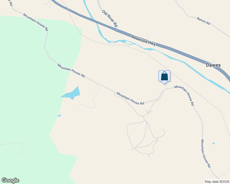 map of restaurants, bars, coffee shops, grocery stores, and more near 15690 Mountain House Road in Hopland