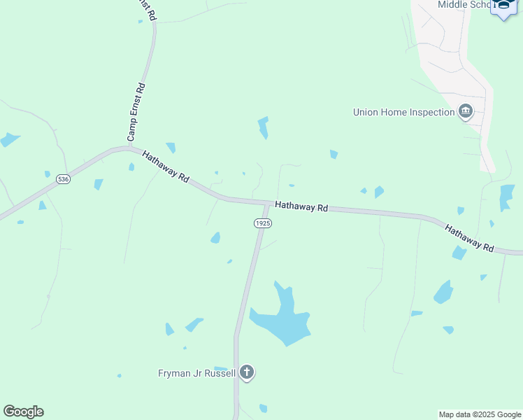 map of restaurants, bars, coffee shops, grocery stores, and more near 2805 Hathaway Road in Union