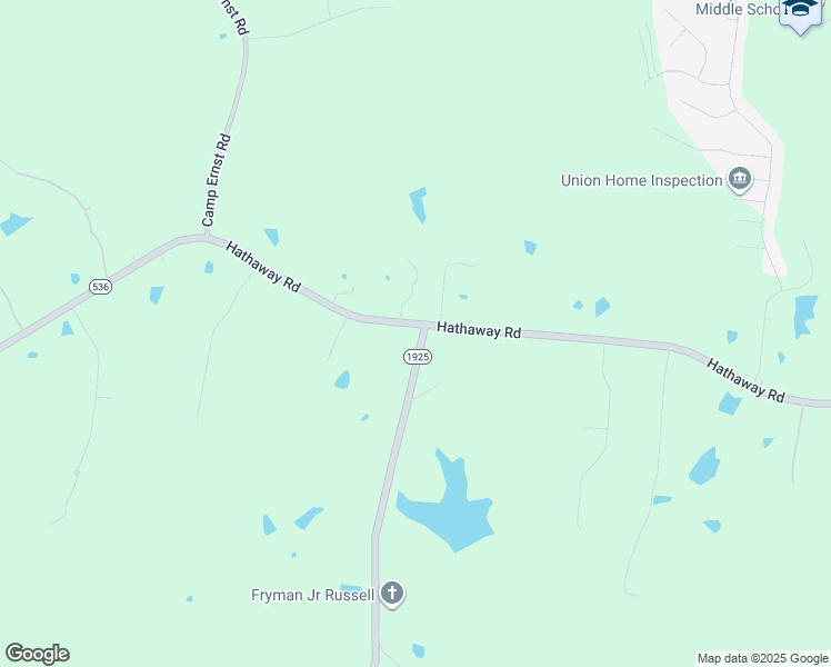 map of restaurants, bars, coffee shops, grocery stores, and more near 2805 Hathaway Road in Union