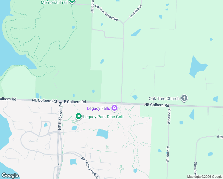 map of restaurants, bars, coffee shops, grocery stores, and more near 9312 Cyclone School Road in Lee's Summit