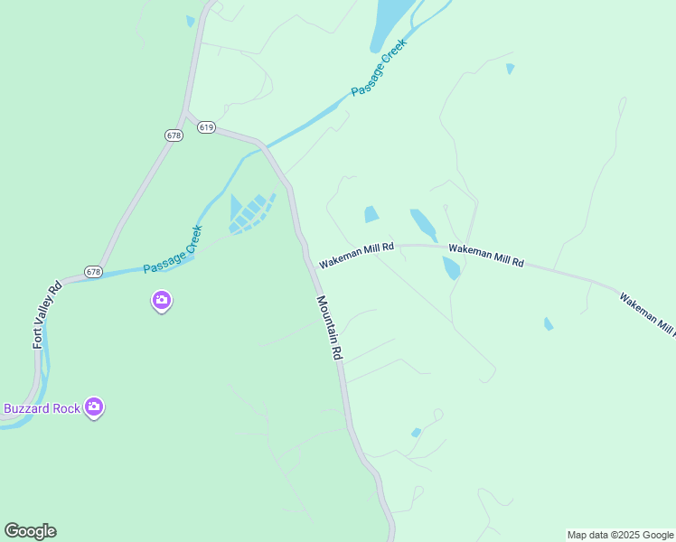 map of restaurants, bars, coffee shops, grocery stores, and more near 78 Wakeman Mill Road in Front Royal