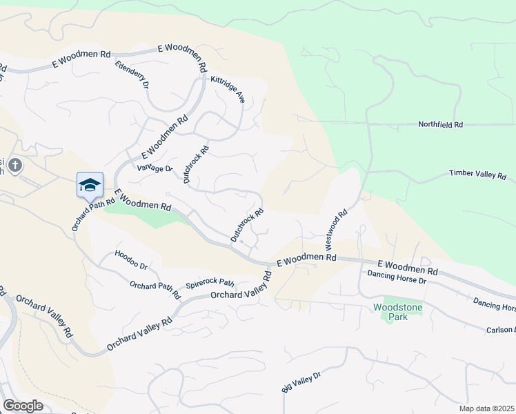 map of restaurants, bars, coffee shops, grocery stores, and more near 7871 Fawn Meadow View in Colorado Springs