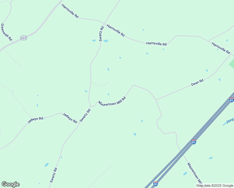 map of restaurants, bars, coffee shops, grocery stores, and more near 1872 Maurertown Mill Road in Maurertown