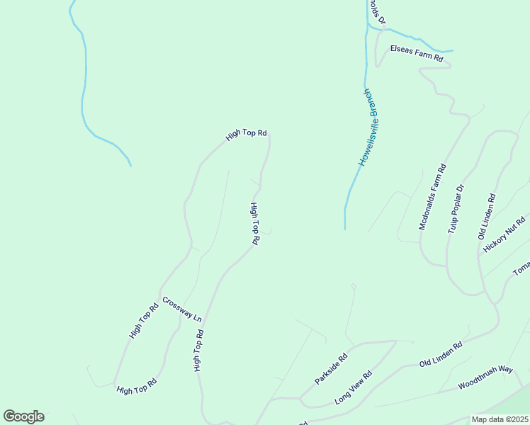 map of restaurants, bars, coffee shops, grocery stores, and more near 1044 High Top Road in Linden