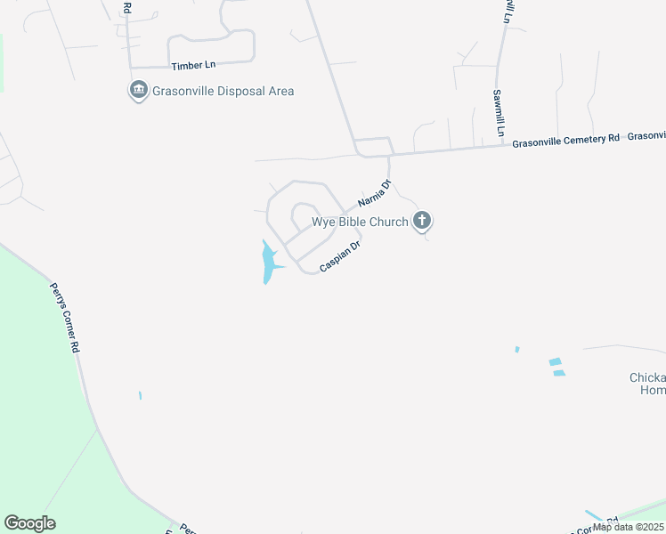 map of restaurants, bars, coffee shops, grocery stores, and more near 538 Caspian Drive in Grasonville
